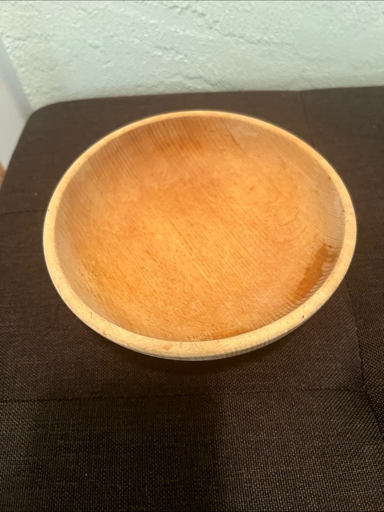 Vintage wood bowl Other - #2012**Natural Wood Decorative Bowl - Neutral Finish